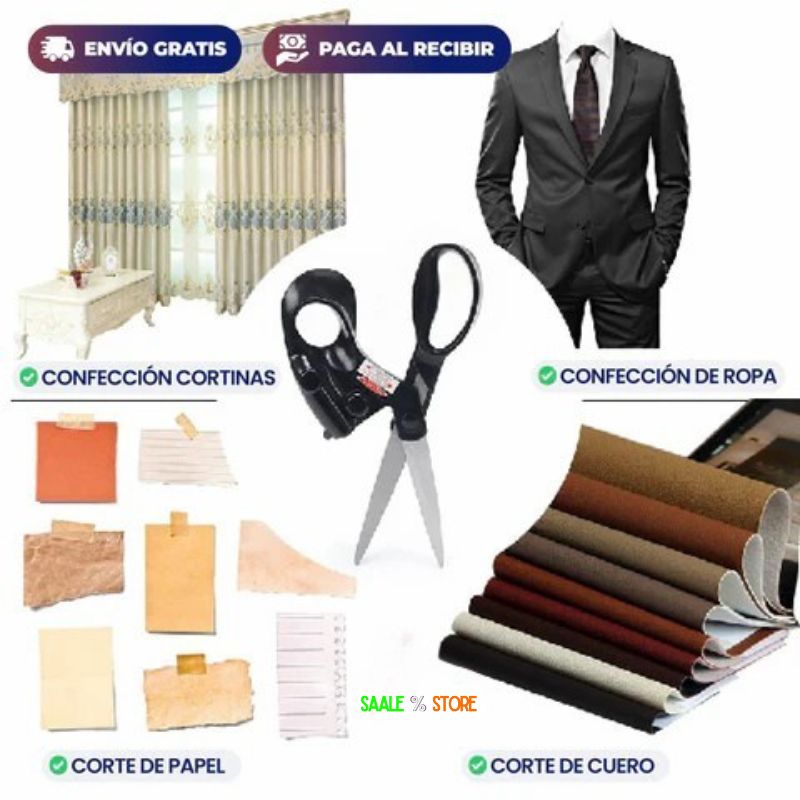 LaserCut Pro | Tijeras Con Guía Laser para Cortes Precisos