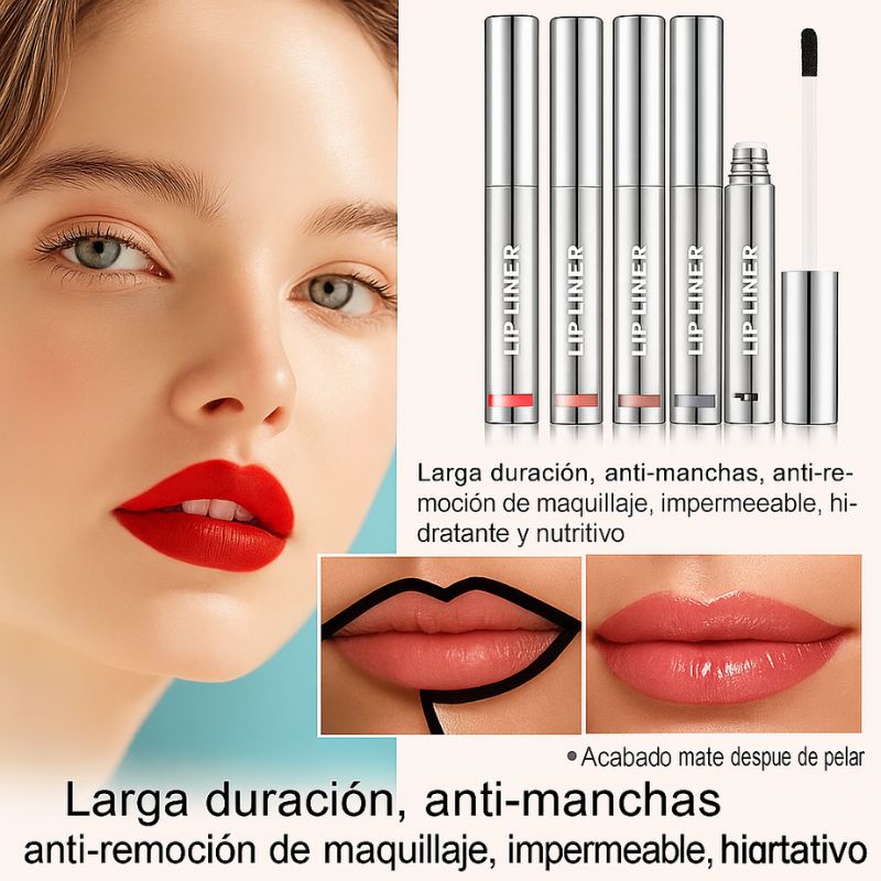 LipSculpt | Lápiz Perfilador de Labios con Película Pelable