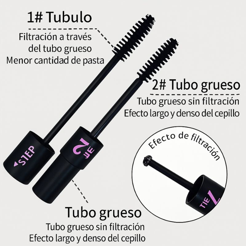 VoluLash | Máscara 2 en 1 que Alarga y Da Volumen