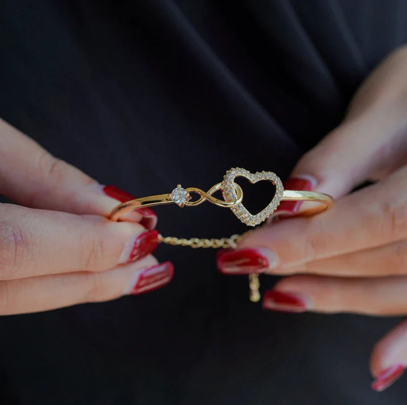 Eternal | Brazalete Ajustable Corazón Infinito