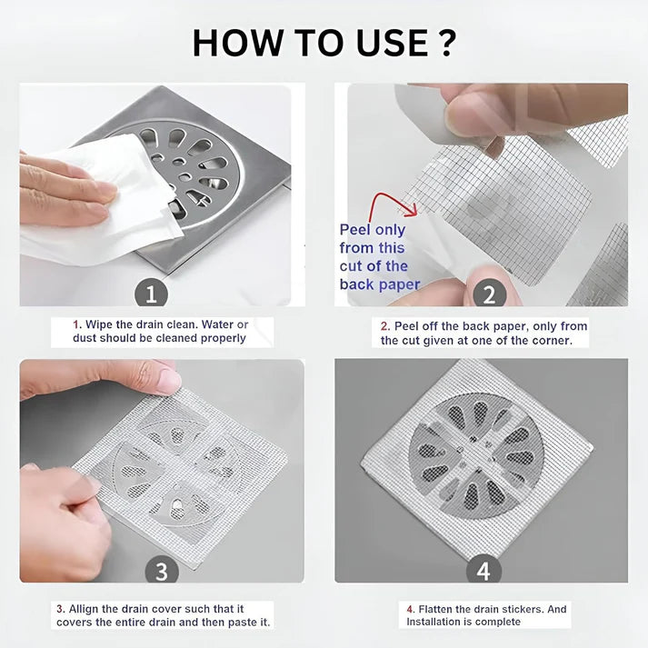 CleanCover | Pegatinas Desechables para Proteger Drenajes Paga 25 Recibe 50