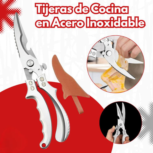 KitchenPro | Tijeras de Cocina en Acero Inoxidable