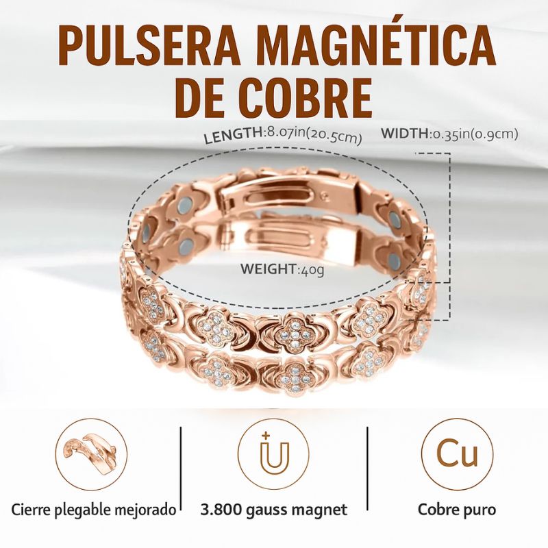 Ancestra | Pulsera Magnética de Cobre