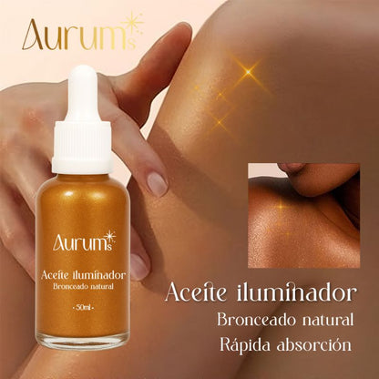 Aurums Body | Aceite Iluminador Bronceado Natural
