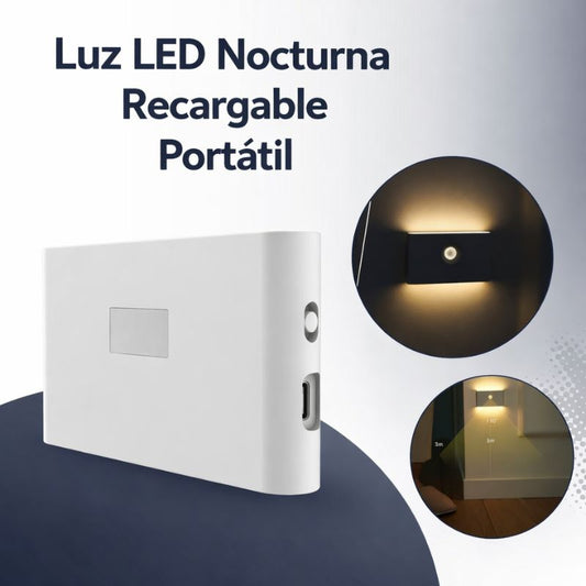 LumiHome | Luz Led Nocturna Recargable Portátil