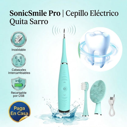 SonicSmile Pro | Cepillo Eléctrico Quita Sarro