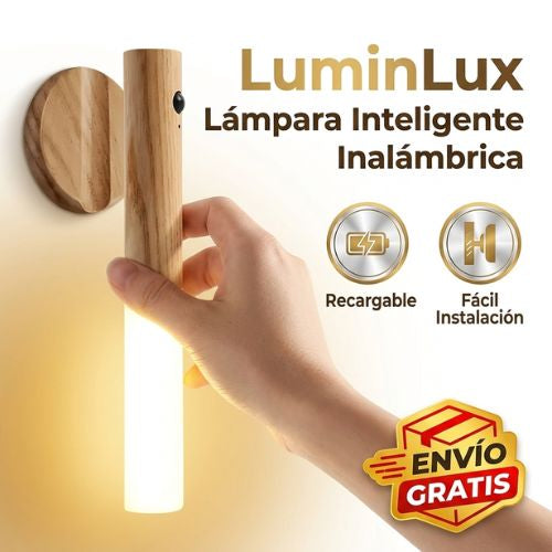 LuminLux | Lámpara Inteligente Inalámbrica y Recargable