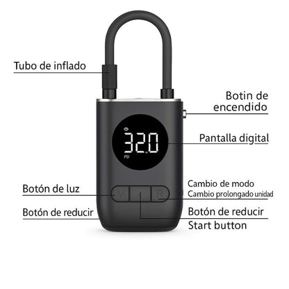 PowerAir | Compresor Inalambrico Digital