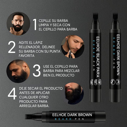 BarberInk | Lápiz Negro Para Definir Barba