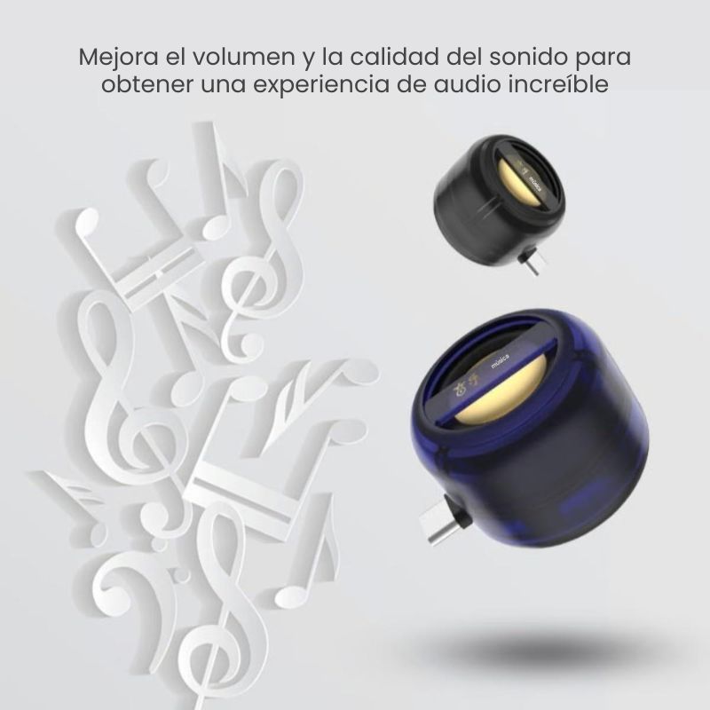 AudioUp 5X | Amplificador de Sonido para Celular Tablet y Pc