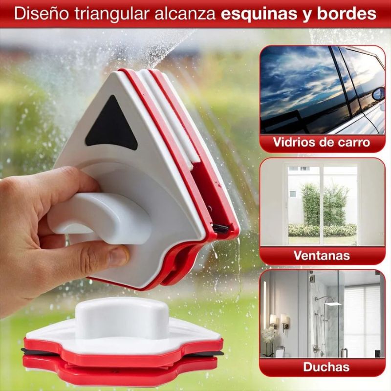 GlassPro | Limpia Vidrios Magnético Doble
