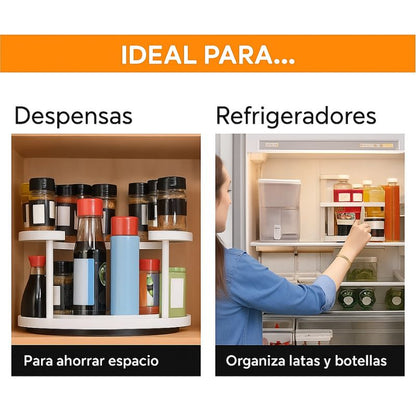 SpiceSpinner |Organizador Multiusos para Maximizar tu espacio y Libera tu Cocina