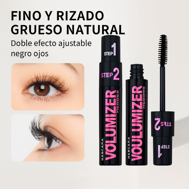 VoluLash | Máscara 2 en 1 que Alarga y Da Volumen