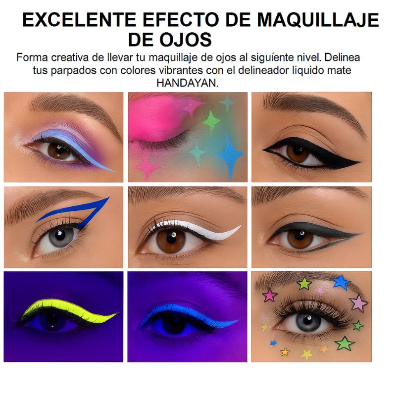 NeonEyes | Delineador Neón en Gel * 12 Colores