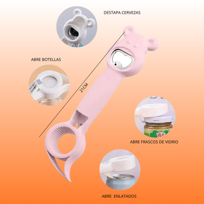 EasyGrip™ | Destapador 4 en 1 para diferentes envases Paga 1 Lleva 2