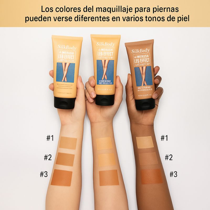 SilkBody | Maquillaje Corporal Disimula Imperfecciones y Unifica el Tono