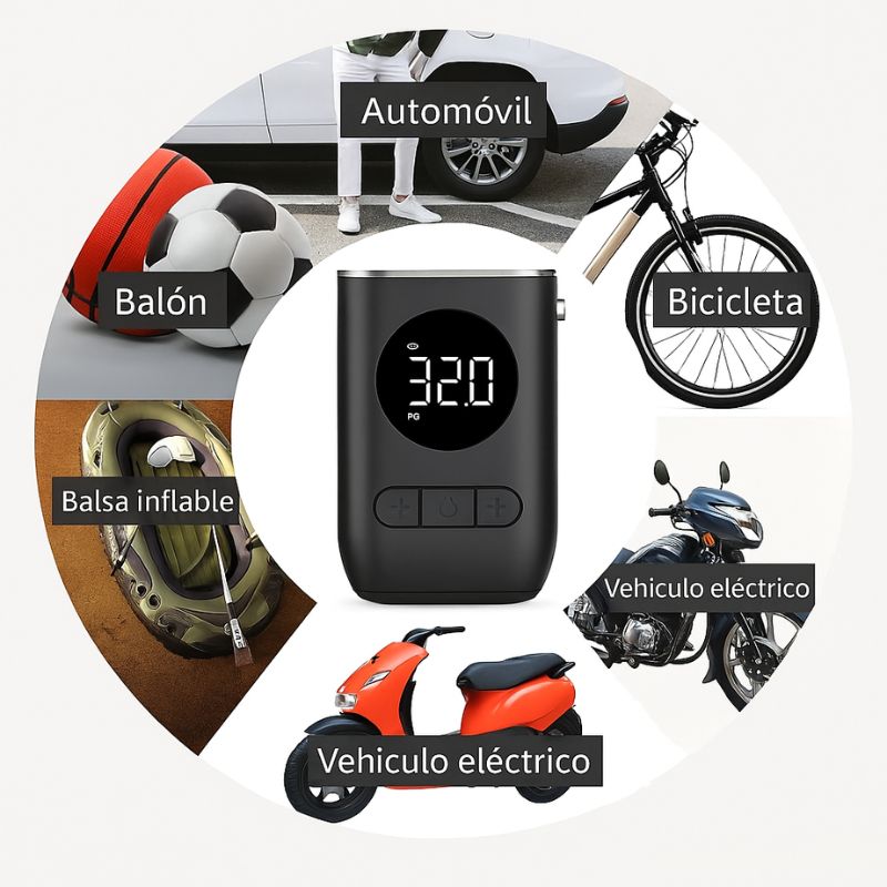 PowerAir | Compresor Inalambrico Digital