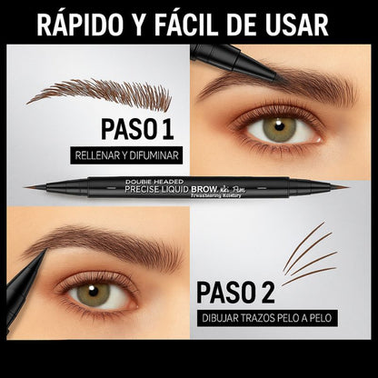 PerfectLine | Lápiz de Cejas 2 en 1 con dos Puntas
