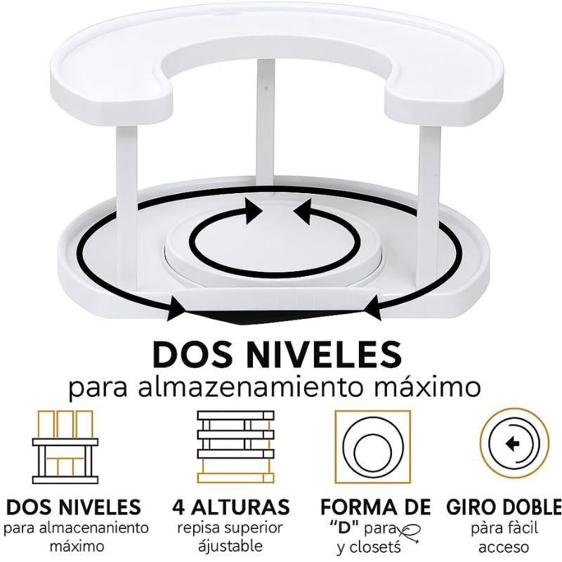 SpiceSpinner |Organizador Multiusos para Maximizar tu espacio y Libera tu Cocina