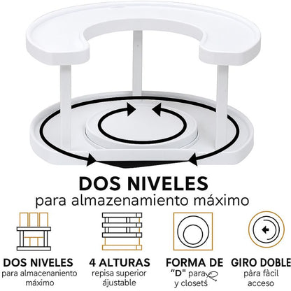 SpiceSpinner |Organizador Multiusos para Maximizar tu espacio y Libera tu Cocina