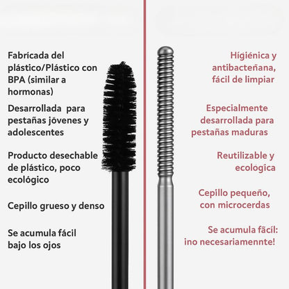 EspiralLash | Máscara de Pestañas con Cepillo en Espiral