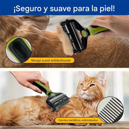 SuavePet | Cepillo Grumming Deslanador para Mascotas