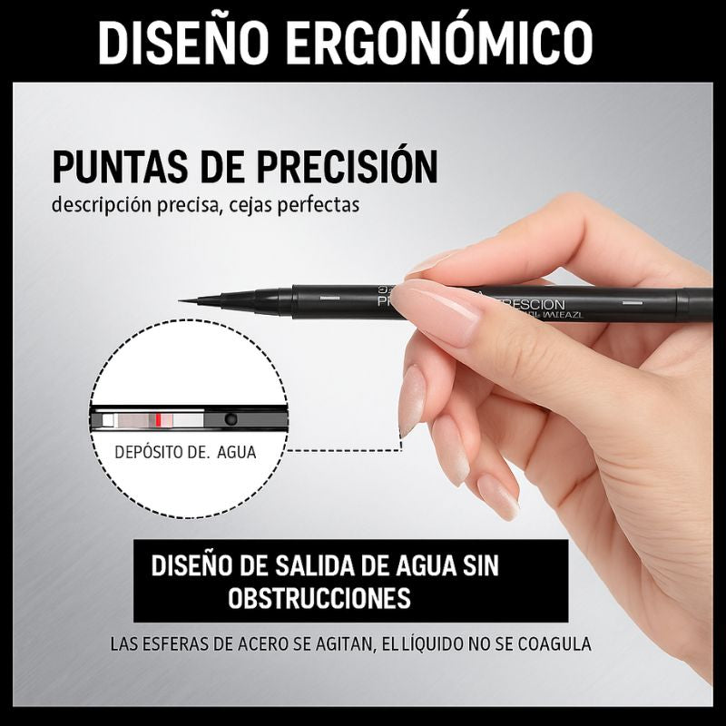 PerfectLine | Lápiz de Cejas 2 en 1 con dos Puntas