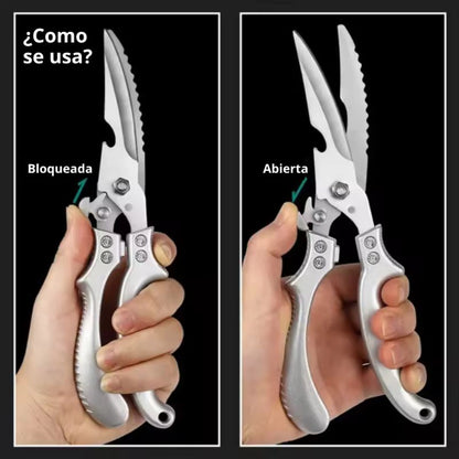 KitchenPro | Tijeras de Cocina en Acero Inoxidable