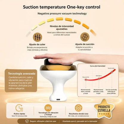 VeloCurve® Masajeador Anticelulitis Inteligente | Piel más lisa en solo minutos al día