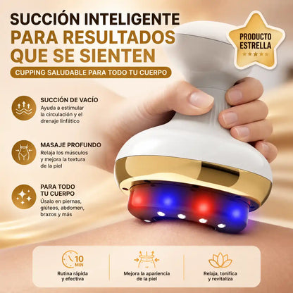VeloCurve® Masajeador Anticelulitis Inteligente | Piel más lisa en solo minutos al día