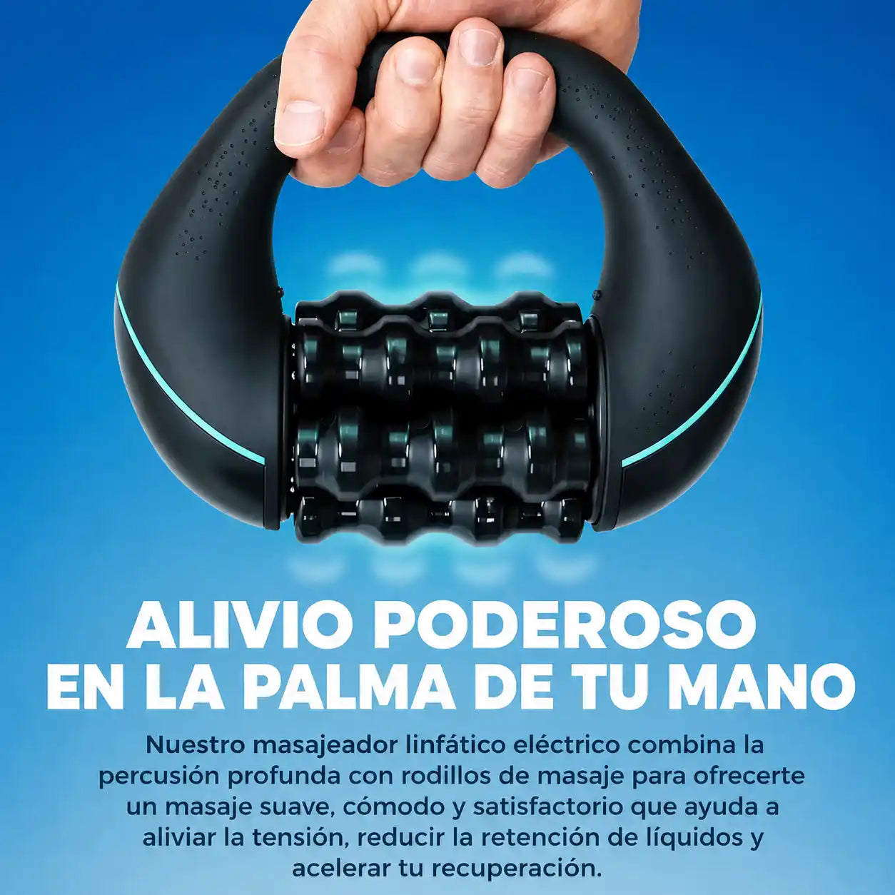 PulseRoll™ Masajeador Linfático Eléctrico | Piernas más ligeras y relajadas en minutos