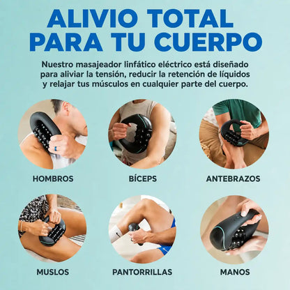PulseRoll™ Masajeador Linfático Eléctrico | Piernas más ligeras y relajadas en minutos