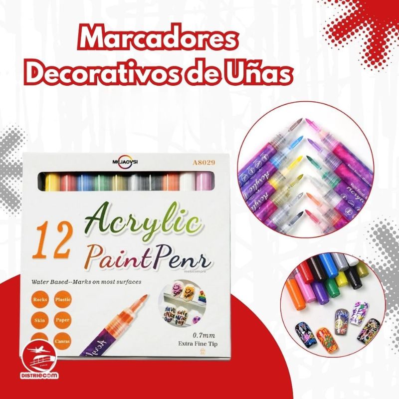 ArtNails | Bolígrafo de Pintura Acrílica para Uñas