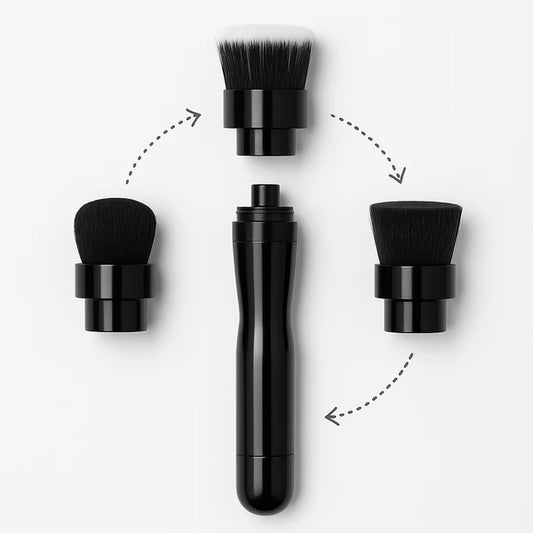 LumiBlend | Kit de Brochas Giratorias para Maquillaje