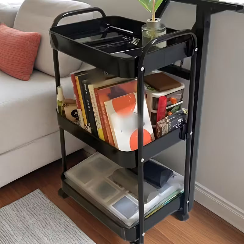 HomeCart | Carrito Estante Multiusos 3 En 1