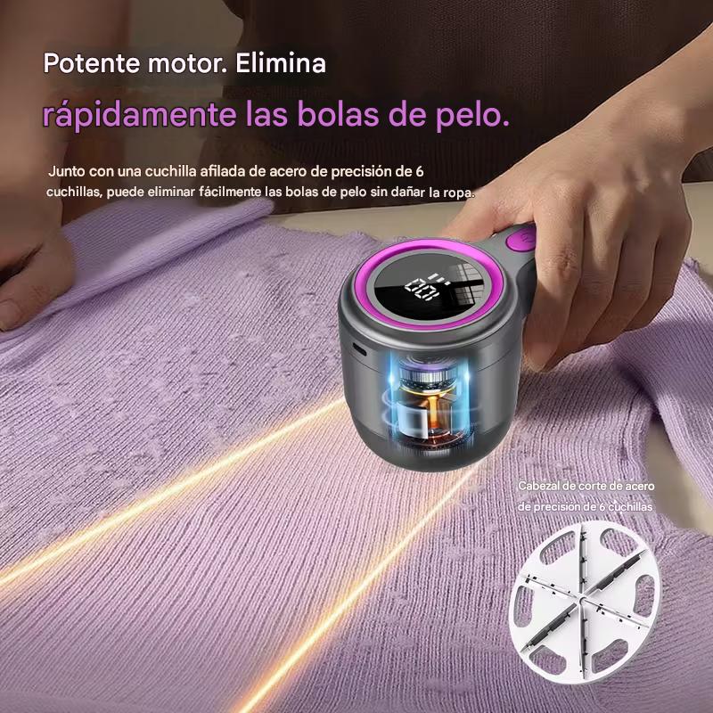 SpinClean | Removedor De Pelusa Eléctrico Recargable