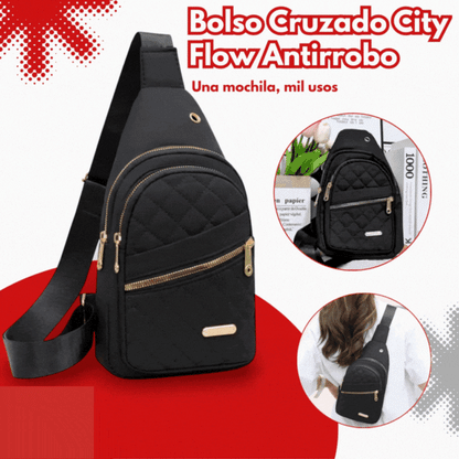 CityFlow | Bolso Cruzado Bandolera Antirobo