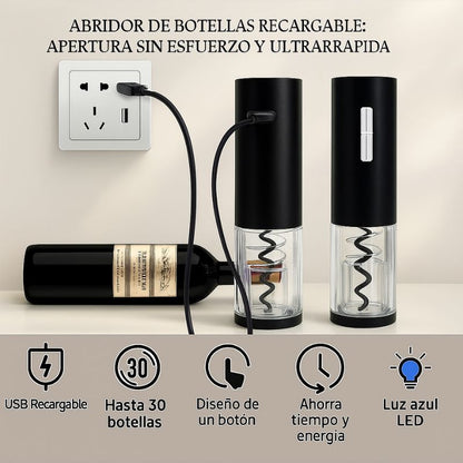 Vinomatic | Sacacorchos Eléctrico con Carga USB