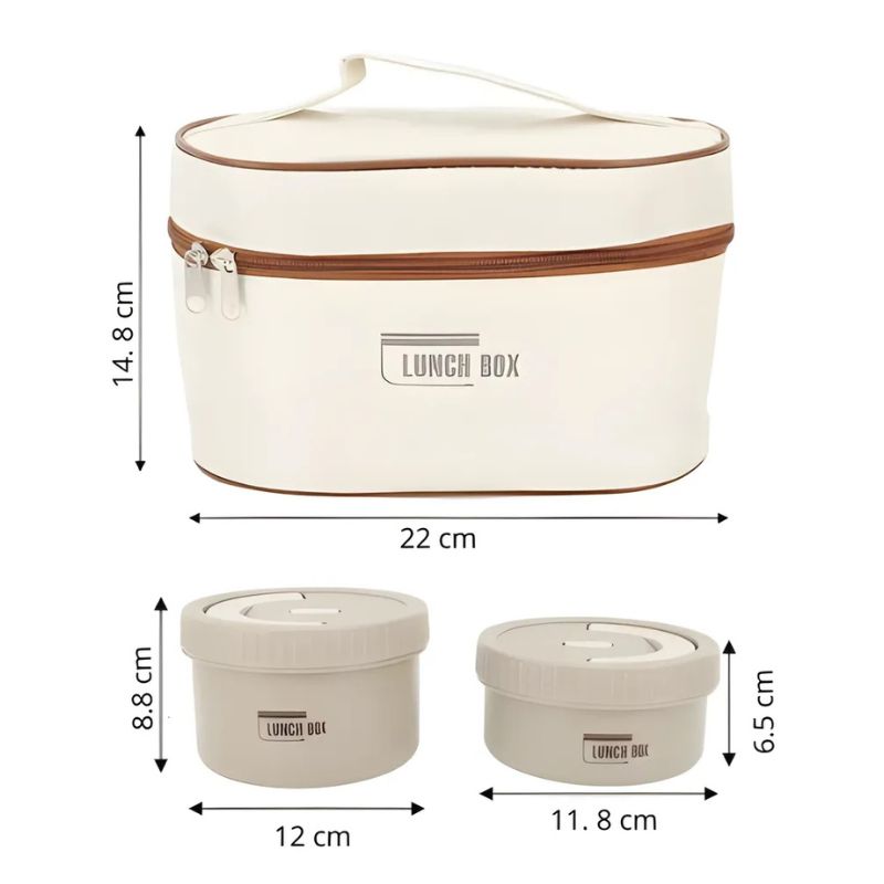 FoodBox | Lonchera Premium * 4 con Maleta Isotermica