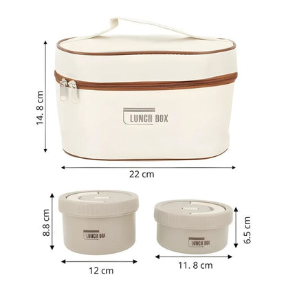 FoodBox | Lonchera Premium * 4 con Maleta Isotermica