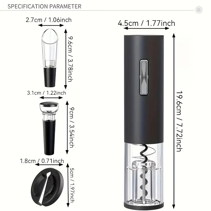 Vinomatic | Sacacorchos Eléctrico con Carga USB