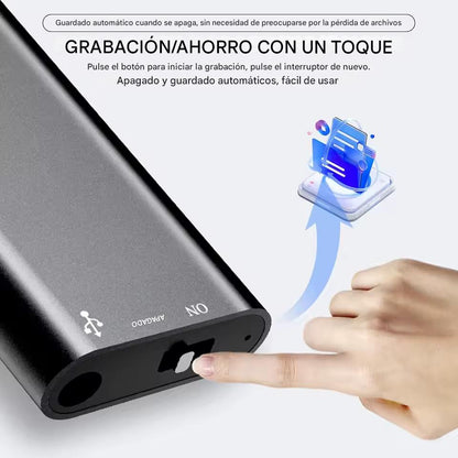SmartVoice | Grabadora Portátil con 32 GB de Almacenamiento