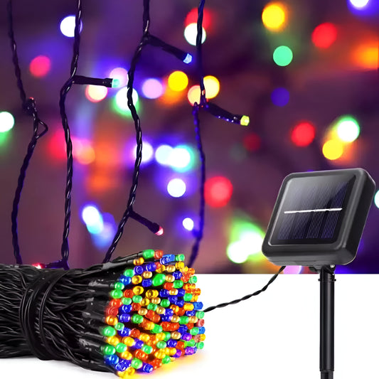 Luces Navideñas Con Panel Solar