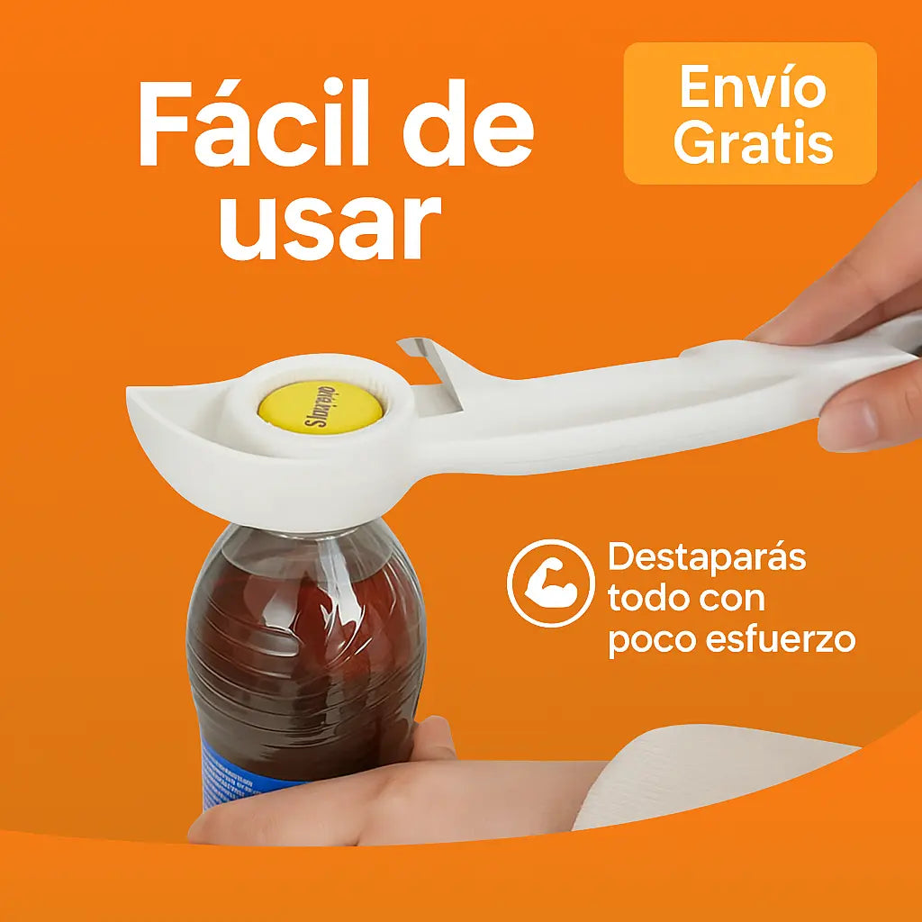 EasyGrip™ | Destapador 4 en 1 para diferentes envases Paga 1 Lleva 2